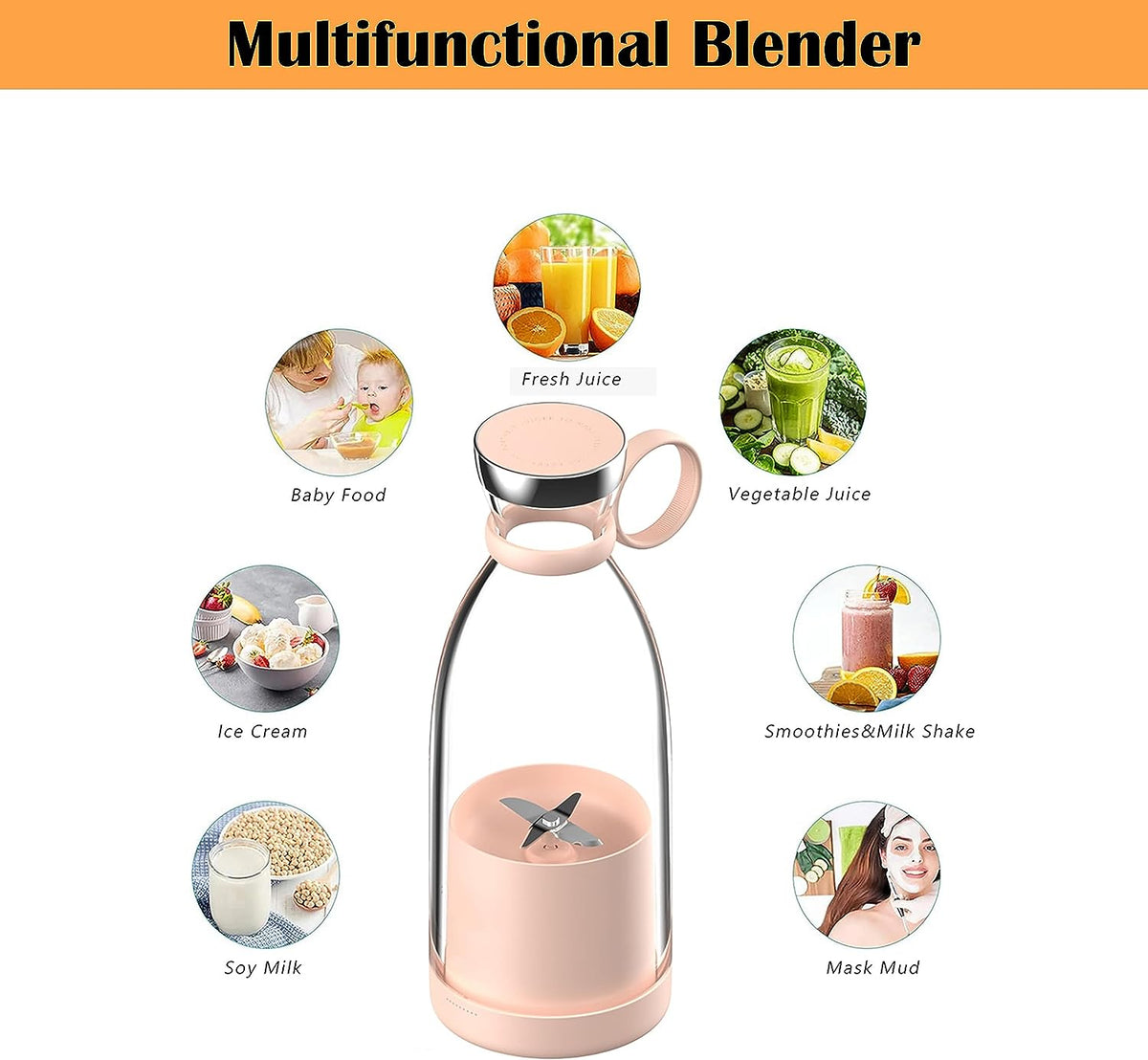Dayzire™ Portable Juicer Blender Bottle